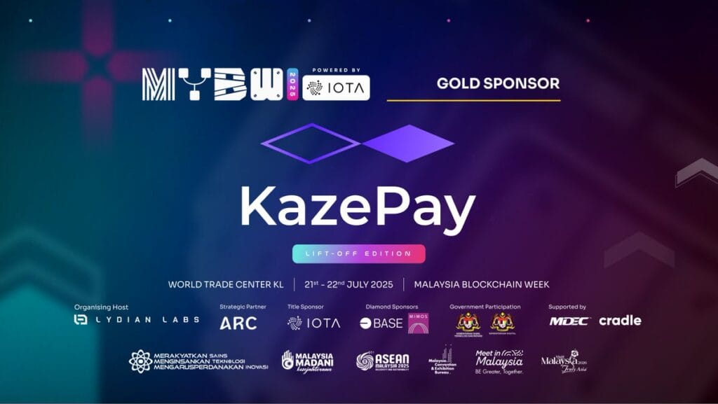 KazePay Malaysia Blockchain Week 2025 Gold Sponsor